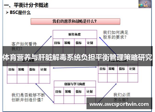 体育营养与肝脏解毒系统负担平衡管理策略研究